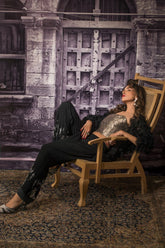 Maheen Khan - RAVEN PANTS - Black - Blended Crepe - 1 Piece